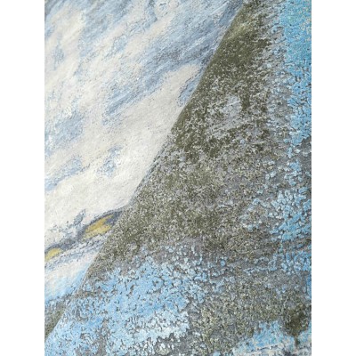 Waterlily No. 15 SnowRust on Grey
